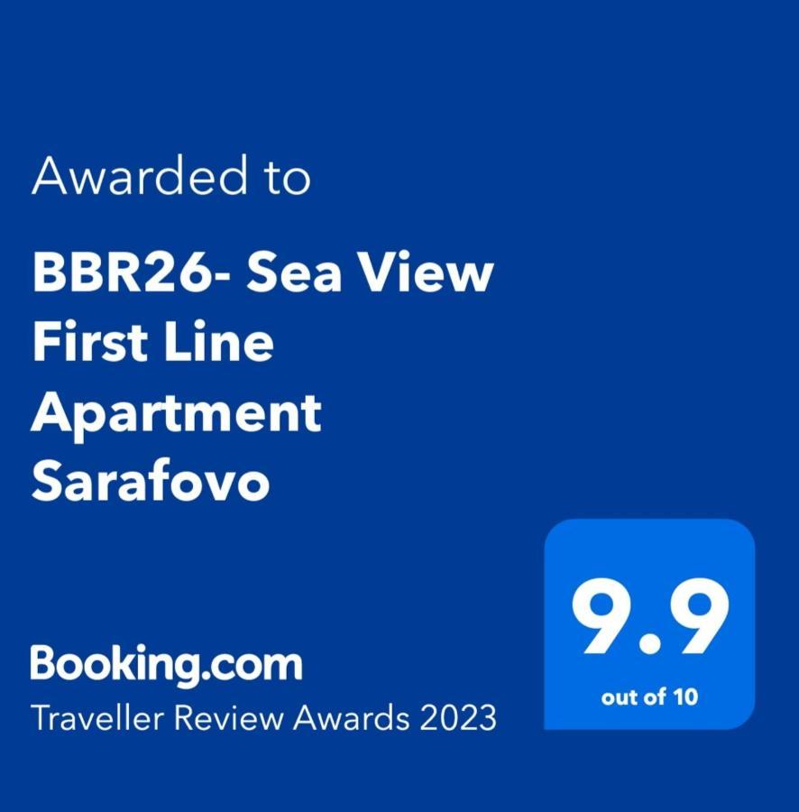 Bbr26- Sea View First Line Apartment Sarafovo Burgaz Dış mekan fotoğraf